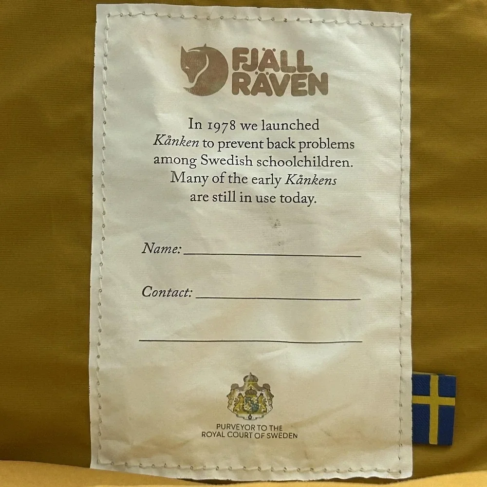 Fjallraven Yellow 13
